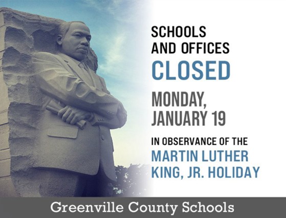 MLK Jr Day 01/19/26 - No School